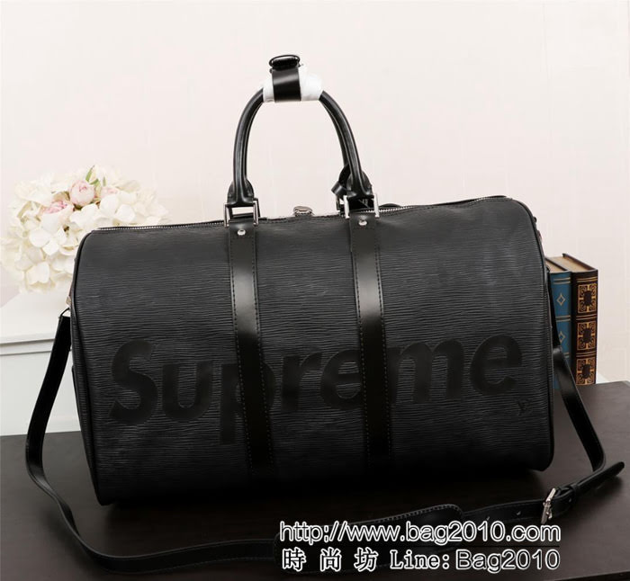 LV路易威登 KEEPALL 水波紋 Keepall系列包袋 對版雙面絲印 41418  Bhq1137